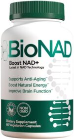 BioNAD NAD supplement bottle image.