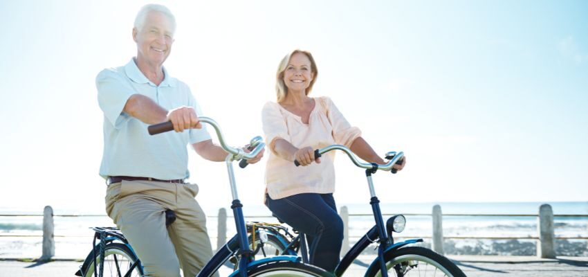 The aged couple feels healthier after taking the nad+ supplements.