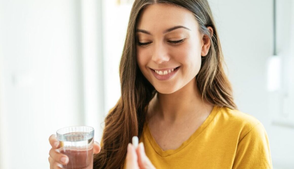 The woman is taking a nad+ precursor supplement.