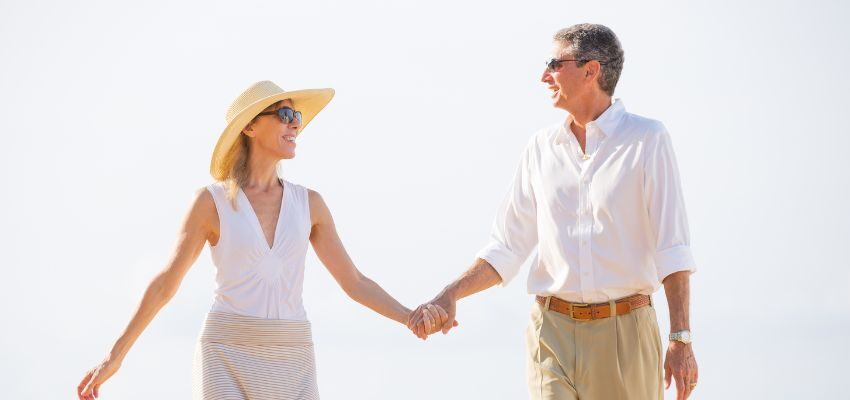 The couple is happy and energetic together after regularly taking the supplements Dr. David Sinclair recommends.