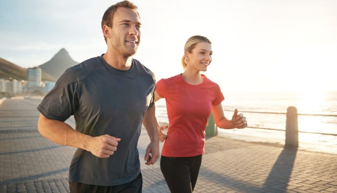 The couple is jogging to activate NRF2.