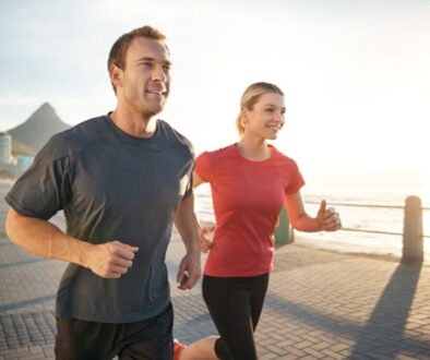 The couple is jogging to activate NRF2.