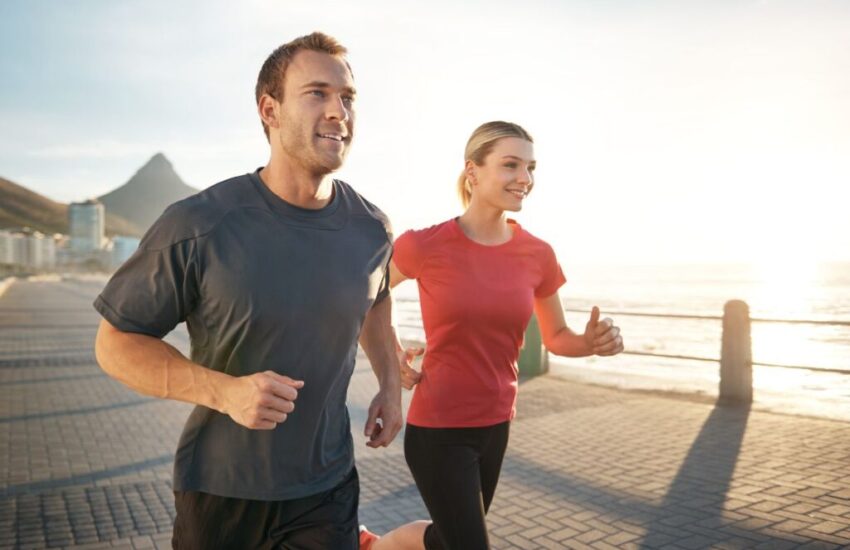 The couple is jogging to activate NRF2.