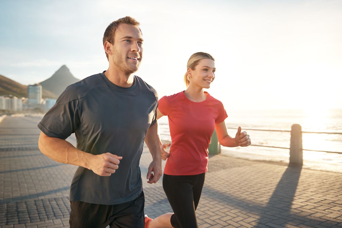 The couple is jogging to activate NRF2.