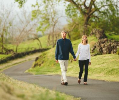 The couple shows happy, healthy aging due to taking NAD+ supplements.